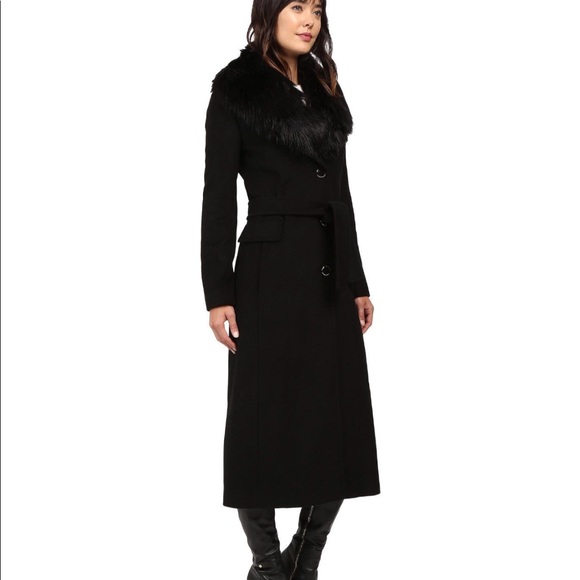 CALVIN KLEIN LONG WOOL COAT - Picture 3 of 3